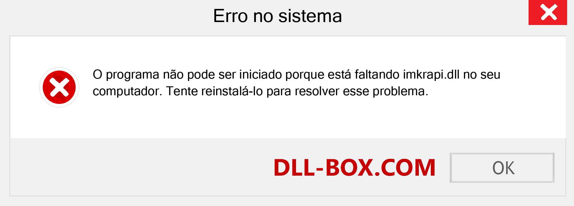 Arquivo imkrapi.dll ausente ?. Download para Windows 7, 8, 10 - Correção de erro ausente imkrapi dll no Windows, fotos, imagens